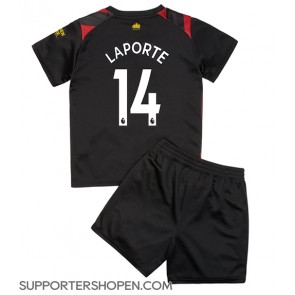 Manchester City Aymeric Laporte #14 Bortatröja Barn 2022-23 Kortärmad (+ korta byxor)